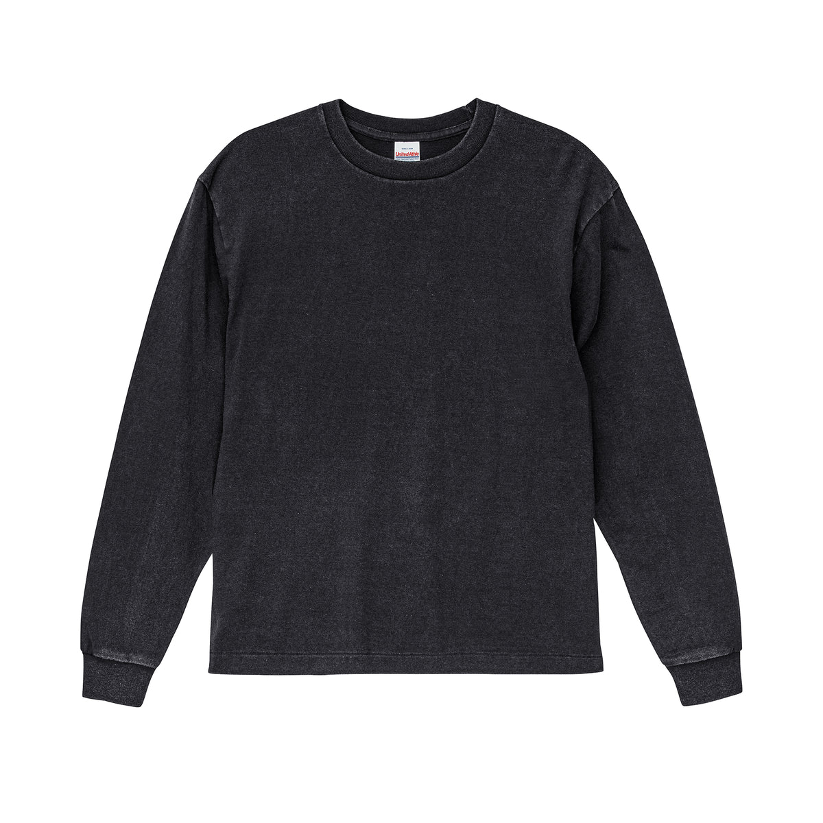 6.2オンス オープンエンド フェードウォッシュ ロングスリーブ Tシャツ（2.1インチリブ）