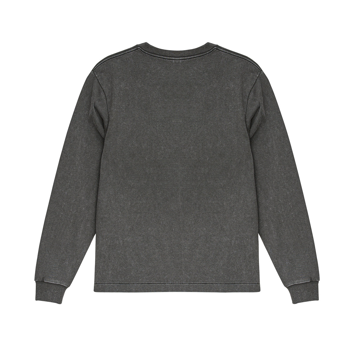 6.2オンス オープンエンド フェードウォッシュ ロングスリーブ Tシャツ（2.1インチリブ）