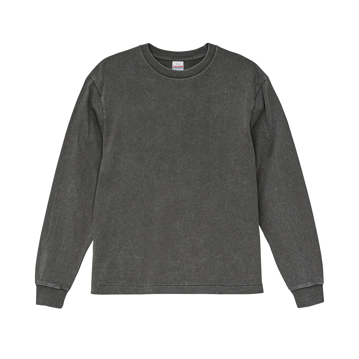 6.2オンス オープンエンド フェードウォッシュ ロングスリーブ Tシャツ（2.1インチリブ）