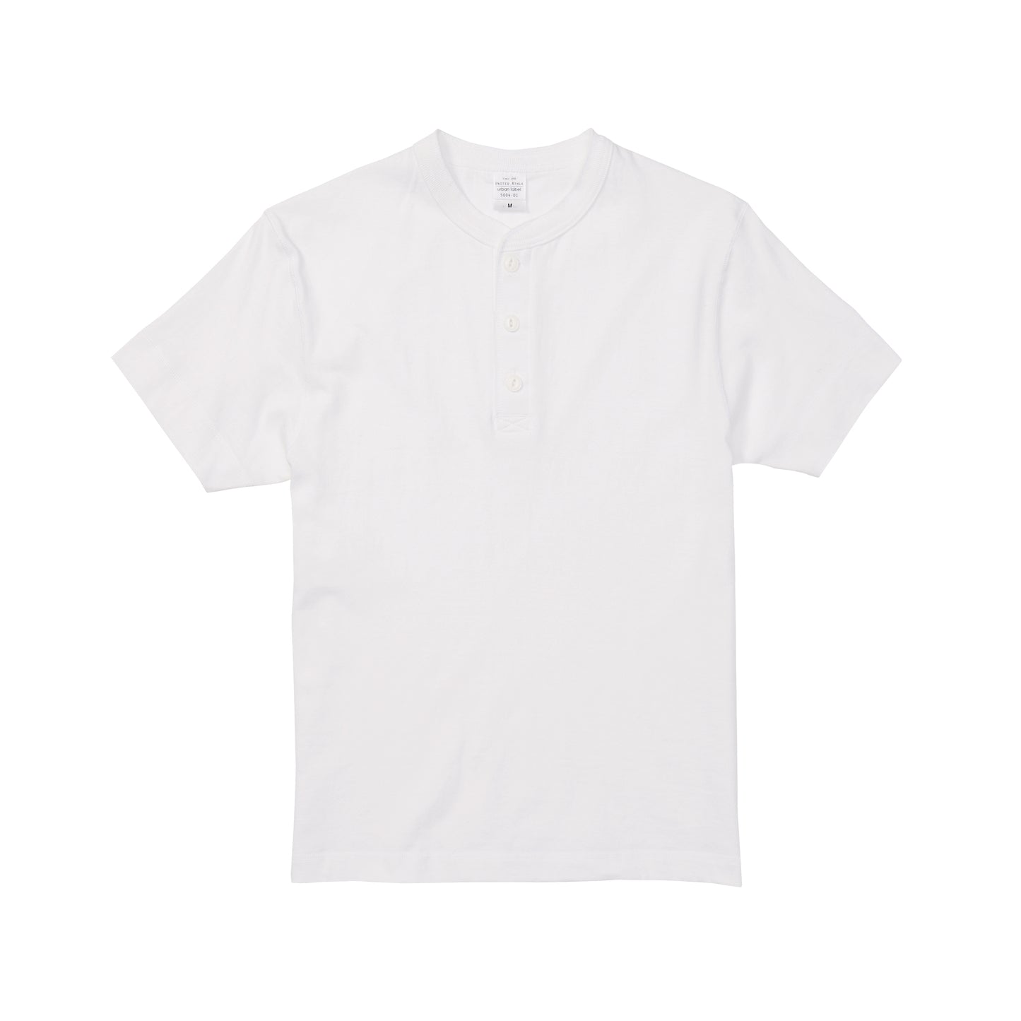 5.6オンス ヘンリーネック Tシャツ