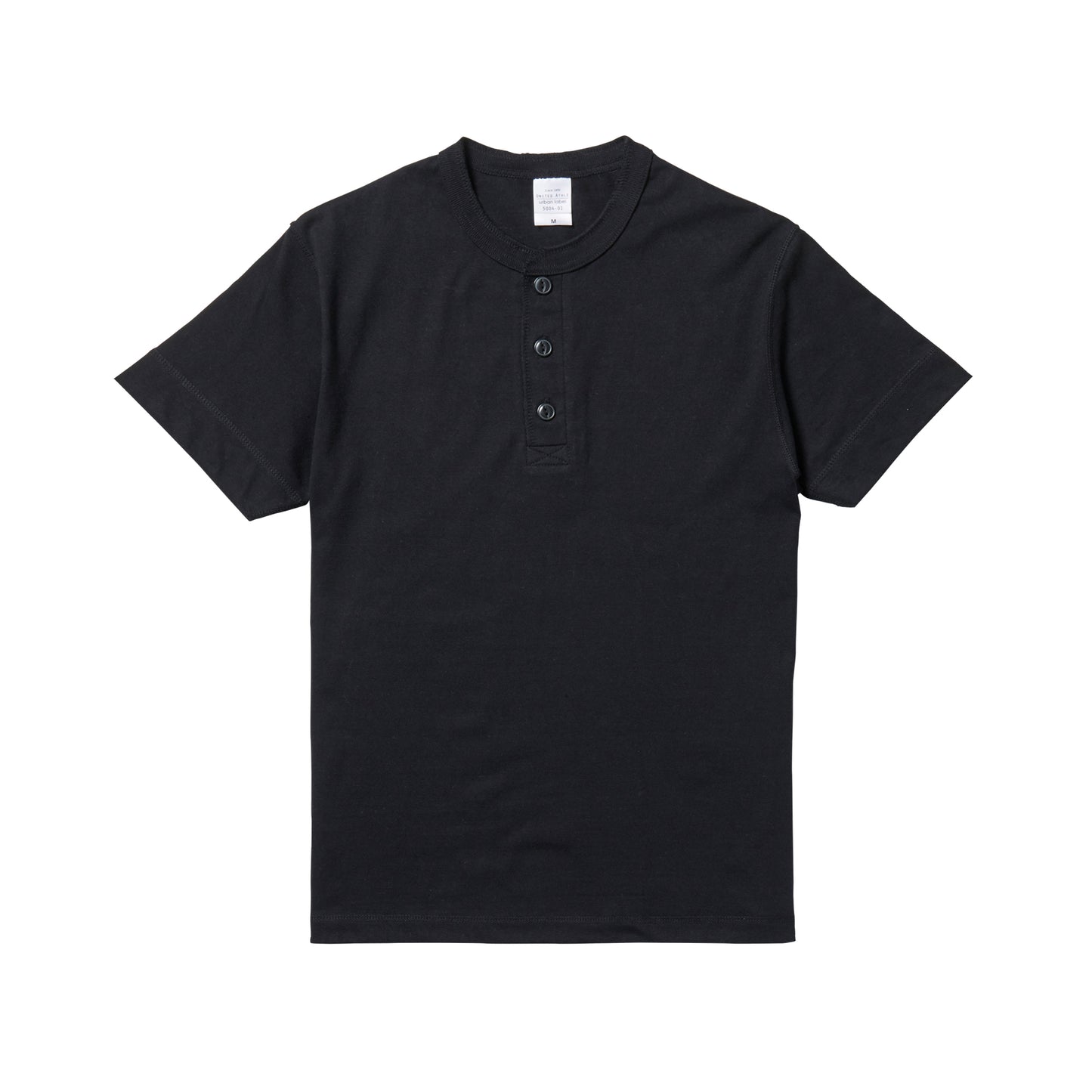 5.6オンス ヘンリーネック Tシャツ