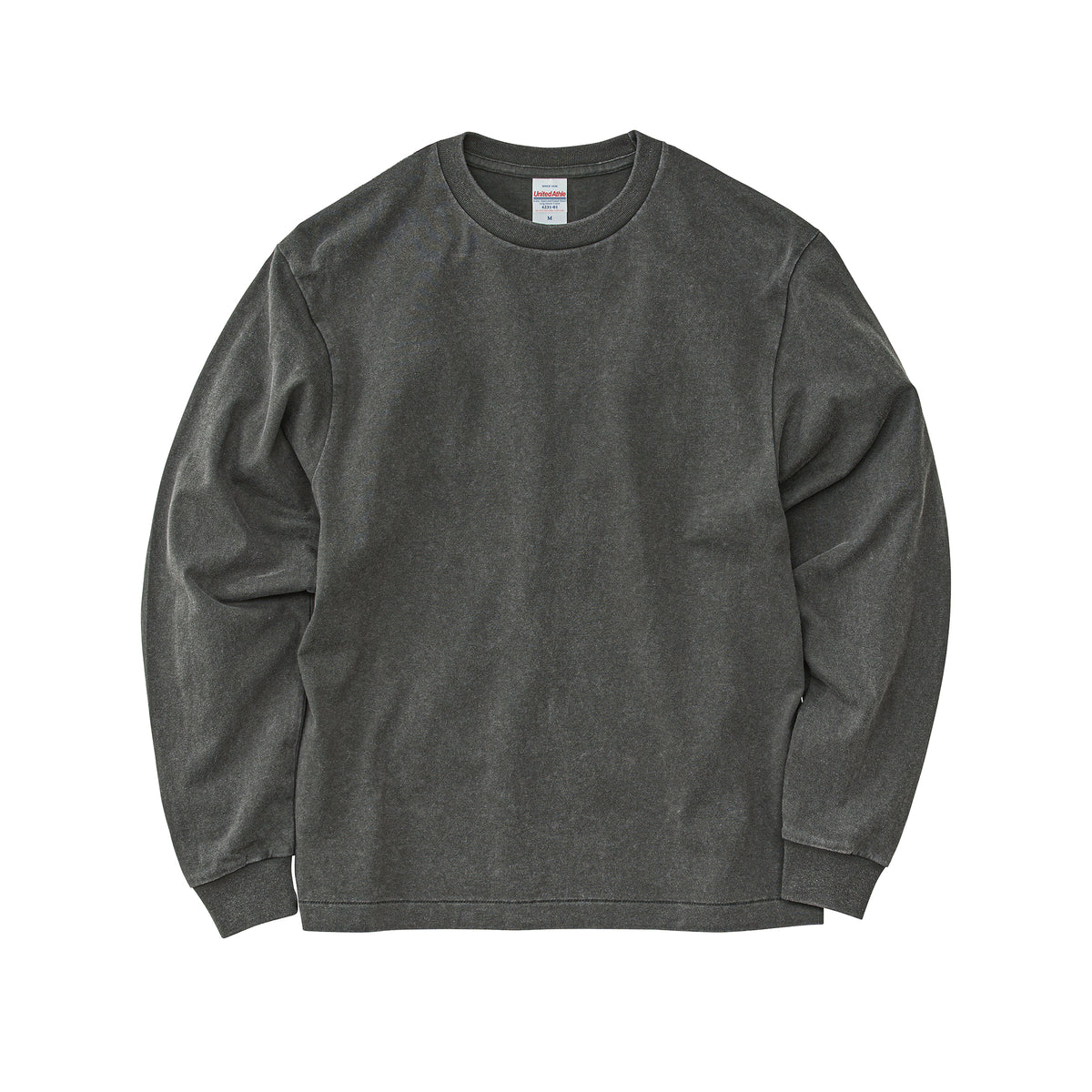 6.2オンス オープンエンド フェードウォッシュ ロングスリーブ Tシャツ（2.1インチリブ）