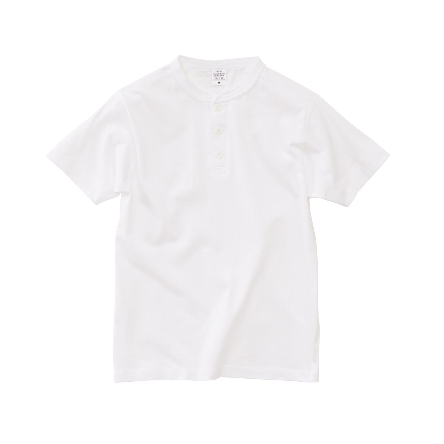 5.6オンス ヘンリーネック Tシャツ