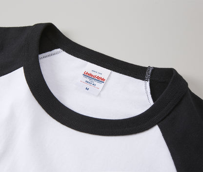 5.6オンス ラグラン 3/4スリーブ Tシャツ