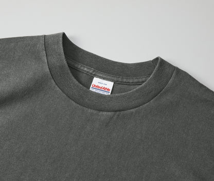 6.2オンス オープンエンド フェードウォッシュ ロングスリーブ Tシャツ（2.1インチリブ）