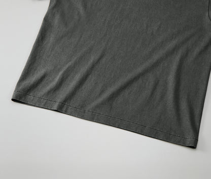 6.2オンス オープンエンド フェードウォッシュ ロングスリーブ Tシャツ（2.1インチリブ）
